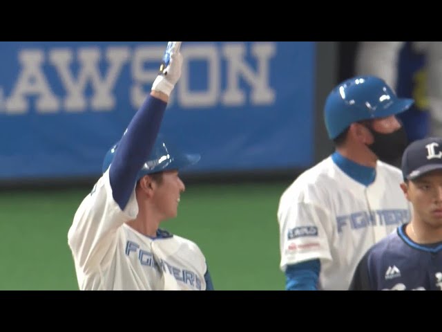 【7回裏】2打席連続!! ファイターズ・松本剛 ノーアウト満塁からタイムリーヒット!! 2022年3月31日 北海道日本ハムファイターズ 対 埼玉西武ライオンズ