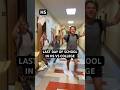 Two Very Different Days Americanhighshorts Collegelife Lastdayofschool School Graduating