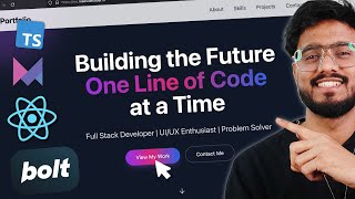 I Made the Perfect Portfolio Site using Bolt.new AI 🔥🔥