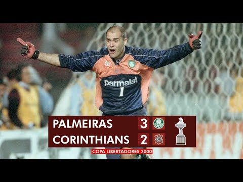 Palmeiras 3 x 2 Corinthians (5 x 4) - Gols (GLOBO HD 720p) - Copa Libertadores 2000