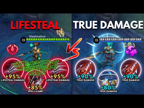 Alpha Lifesteal Build vs Alpha True Damage Build