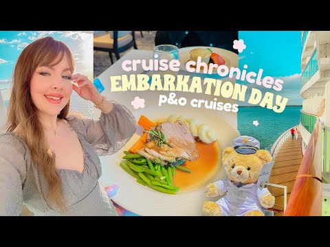 First cruise EVER ????️ Embarkation on Britain's LARGEST Cruise ship to Norwegian Fjords | P&O Cruises