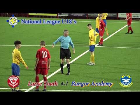Larne Youth U18`s 4-1 Bangor Academy U18`s