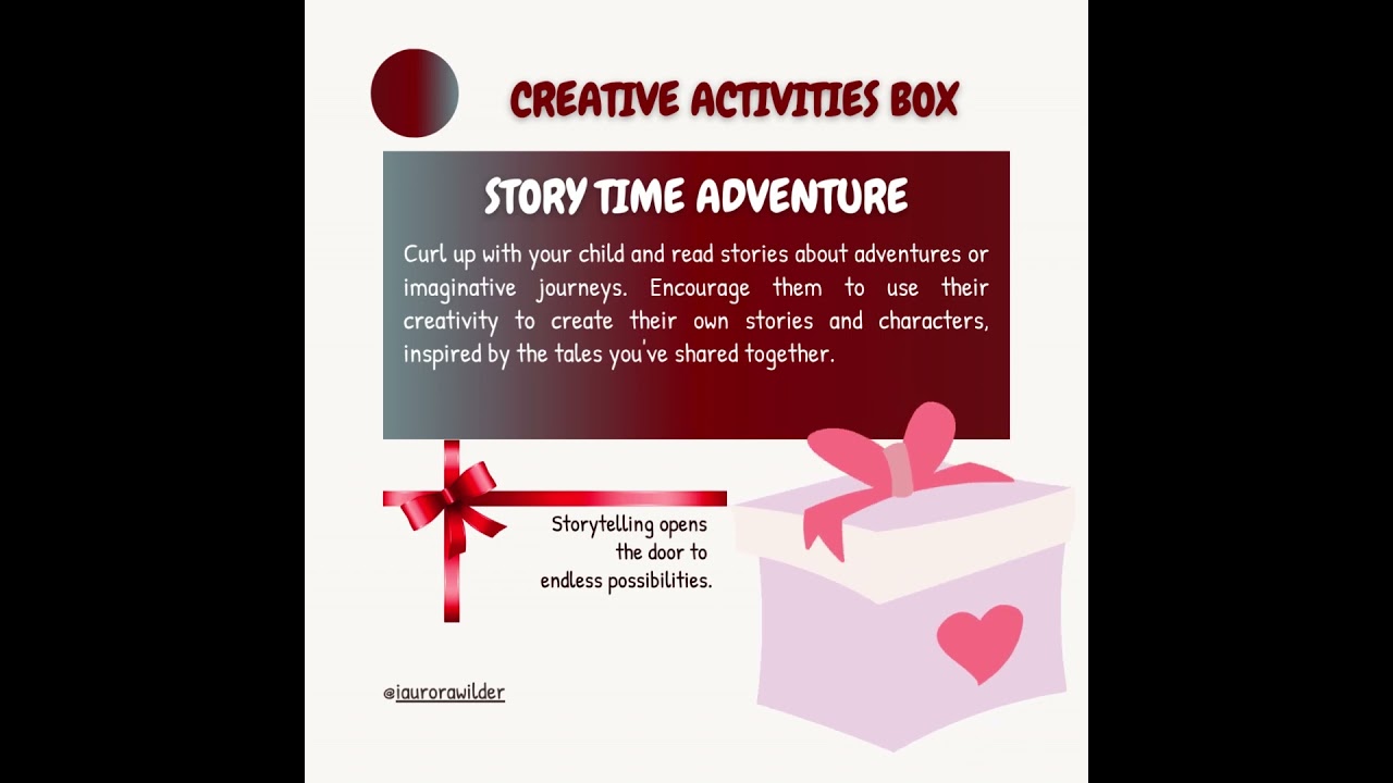 Dream2Live® Creative Activities Box (Story Time Adventure)