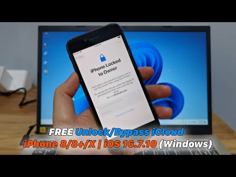 FREE Unlock/Bypass iCloud iPhone 8/8+/X | iOS 16.7.10 (Windows)