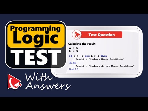 Programming Logic Test with Answers