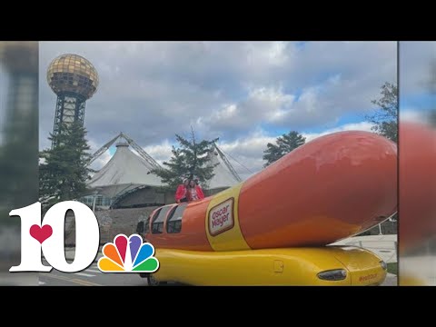 Oscar Mayer Wienermobile in Knoxville for 'Halloweenie'