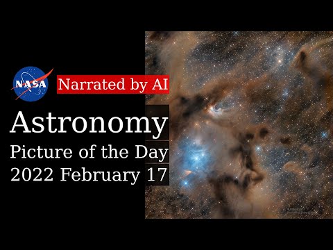APOD: 2022-02-17 - Chamaeleon I Molecular Cloud (Narrated by Joanna)
