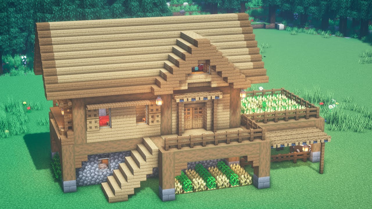 Minecraft: How to build a Survival Base House - Minecraft Builders