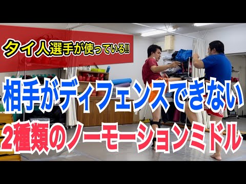タイ人選手も使っている”2種類”のノーモーションミドル！ ~確実に当てるミドルを蹴るコツとは？~