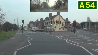 preview picture of video 'A54 - Winsford to Middlewich (Part 2) - Front View with Rearview Mirror'