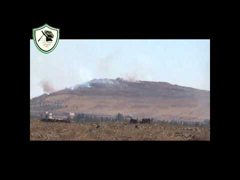 استهداف مقرات النظام في تل مسحرة براجمة الصواريخ من قبل الفوج الأول مدفعية