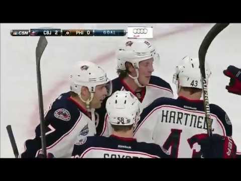 Game #847 Columbus Blue Jackets @ Philadelphia Flyers 5-2 Highlights (17.02.2015)