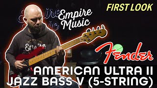 Video thumbnail for FIRST LOOK - Fender American Ultra II Jazz Bass V (5-String) by Empire Music
