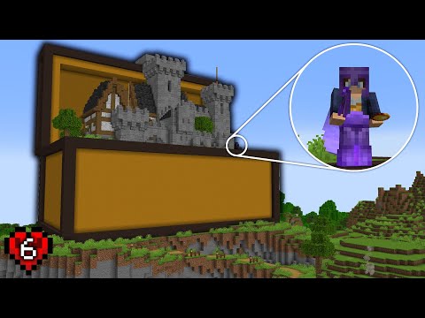 TheBestCubeHD - I Built a CASTLE Inside a GIANT CHEST in Minecraft Hardcore.