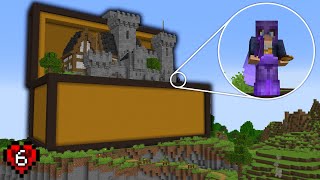 I Built a CASTLE Inside a GIANT CHEST in Minecraft Hardcore.