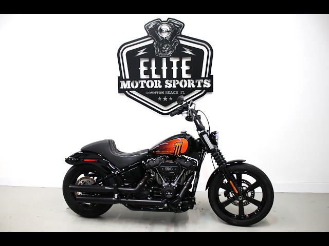 Buy Used 2022 HARLEY DAVIDSON STREET BOB 114 FXBBS CRUISER 2CYL. - - Elite Motor Sports located in Boynton Beach, Florida