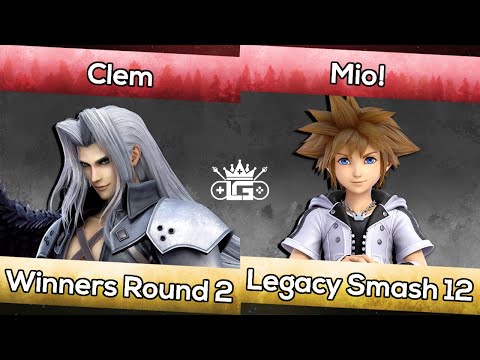 Clem (Sephiroth) vs. Mio! (Sora) | Legacy Smash #12 | Smash Ultimate WR2