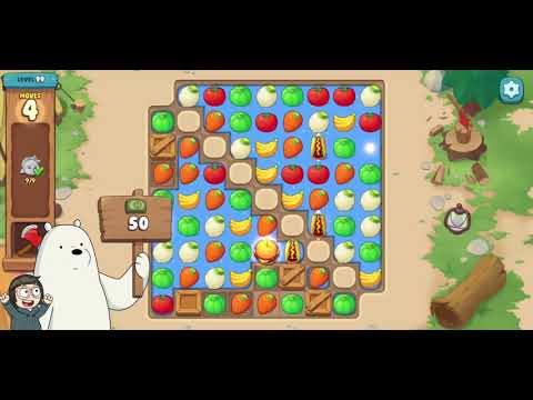 We Bare Bears Match3 Repairs Level 99 - No Boosters