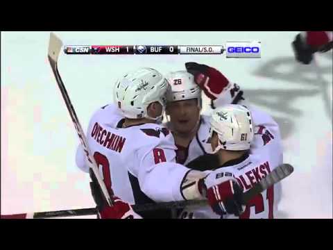 Mathieu Perreault funny celebration after SO win - NHL 30/3/13