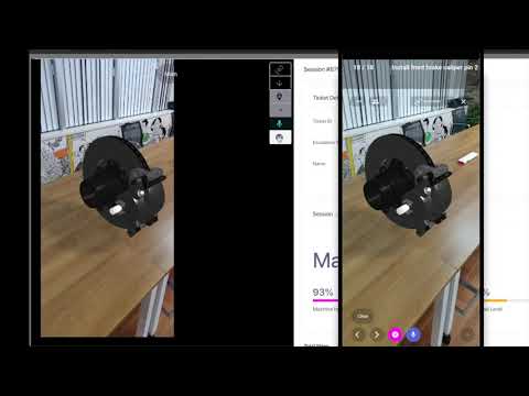 Augmented reality for car maintenance.