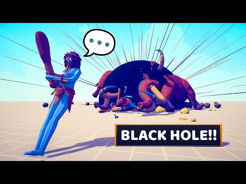 GIANT BLACK HOLE vs EVERY FACTIONS - Totally Accurate Battle Simulator TABS