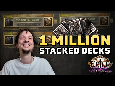 We opened 1 MILLION Stacked Decks with the Path of Exile community - PoE #963