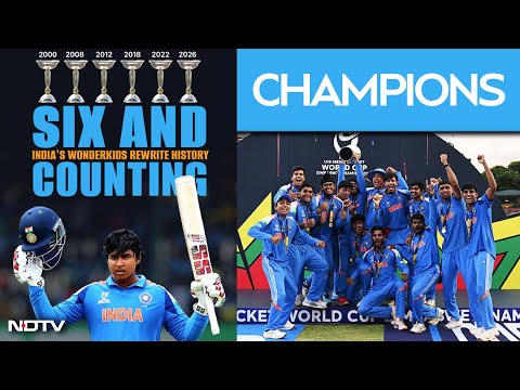 India Winning Moment | U19 World Cup 2026 Final: Vaibhav Suryavanshi And Co. Win Title, Make History