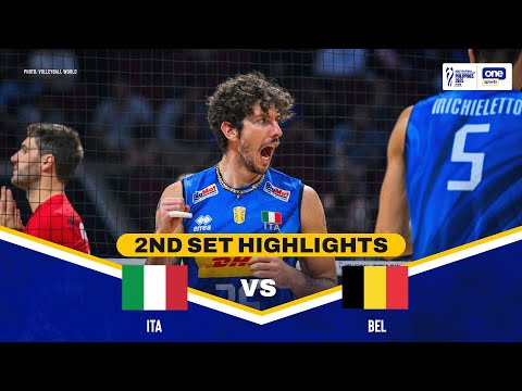ITALY vs. BELGIUM | SET 2 HIGHLIGHTS | 2025 FIVB MEN’S WORLD CHAMPIONSHIP | SEPT 24, 2025