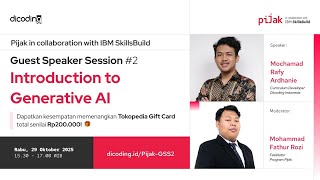 Download lagu [Pijak] Guest Speaker Session #2: Introduction to Generative AI mp3