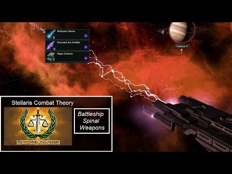 Stellaris Combat Theory (v1.9) - Battleship Spinal Weapon Testing