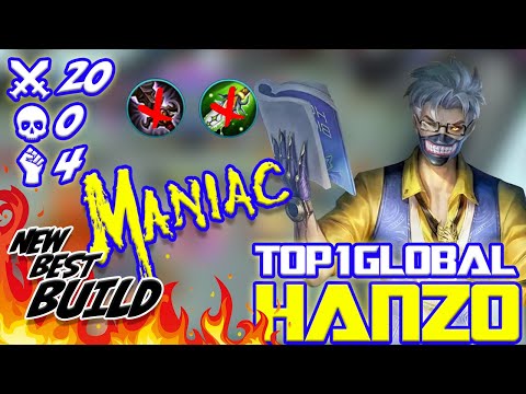 2x RIP SAVAGE!! NEW Build Hanzo Top 1 Global by HANS - Mobile Legends