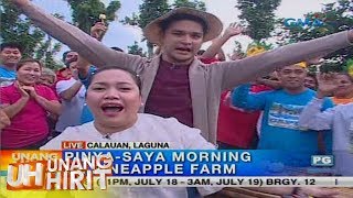 Unang Hirit: Pinya-Saya Morning sa Pineapple Farm
