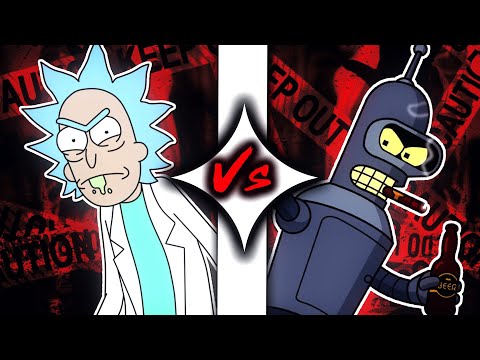 Rick Sanchez vs Bender Rodriguez | Sprite Animation.
