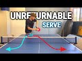 The Unreturnable Table Tennis Serve Tutorial