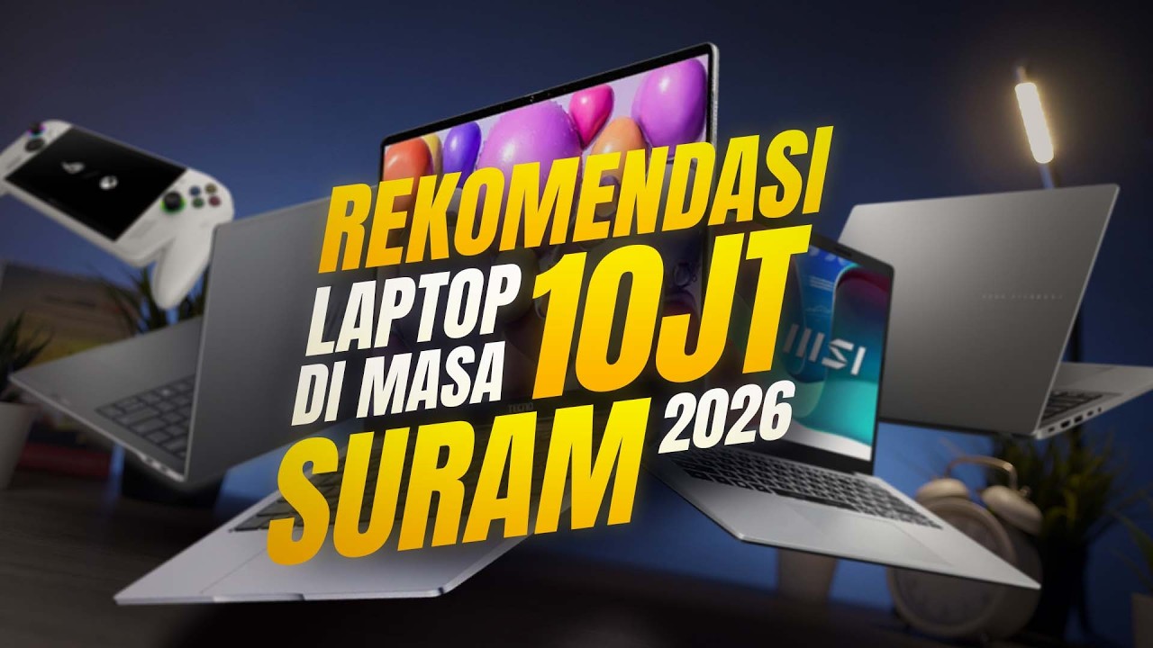 Rekomendasi Laptop 10 JUTAAN, SAAT SEMUA HARGA MENGGILA!!!