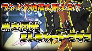 【色違い黒統一】安全に積んでいける！瞑想羽休めエレキシード・コケコ！！【ポケモンUSUM】