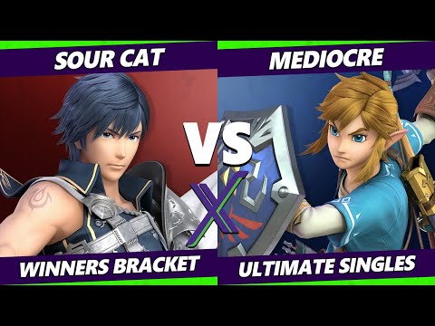 S@X 423 - Sour Cat (Chrom) Vs. Mediocre (Link) Smash Ultimate - SSBU