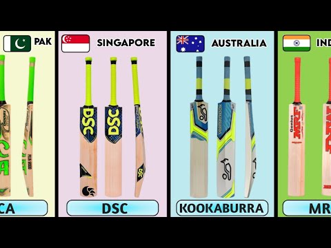 Cricket Bat Brand From Different Countries #dataa2z #india #usa #pakistan