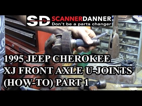 1995 Jeep Cherokee XJ front axle u-joints (how-to) part 1