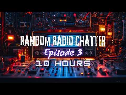 🌌 Experience Serenity with 10 Hours of Random Radio Chatter Ambience | Sleep and Relaxation 😴