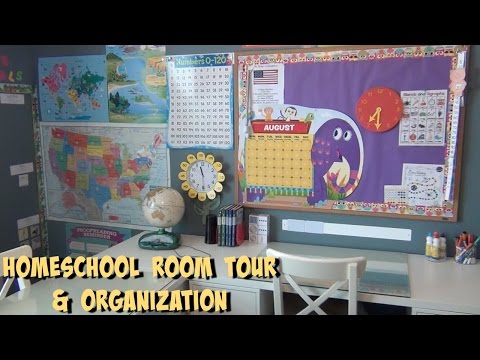 Updated Homeschool Room Tour & Organization 2016 Video
