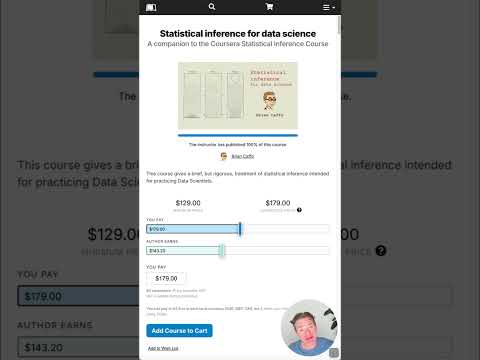 New Course Release! Statistical inference for data science by Brian Caffo #courses #statistics #data