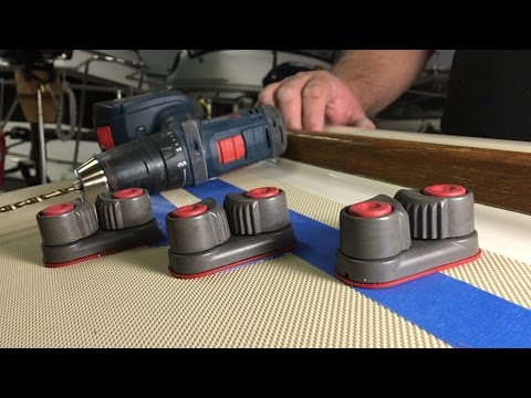 Mounting Sailboat Hardware on Deck