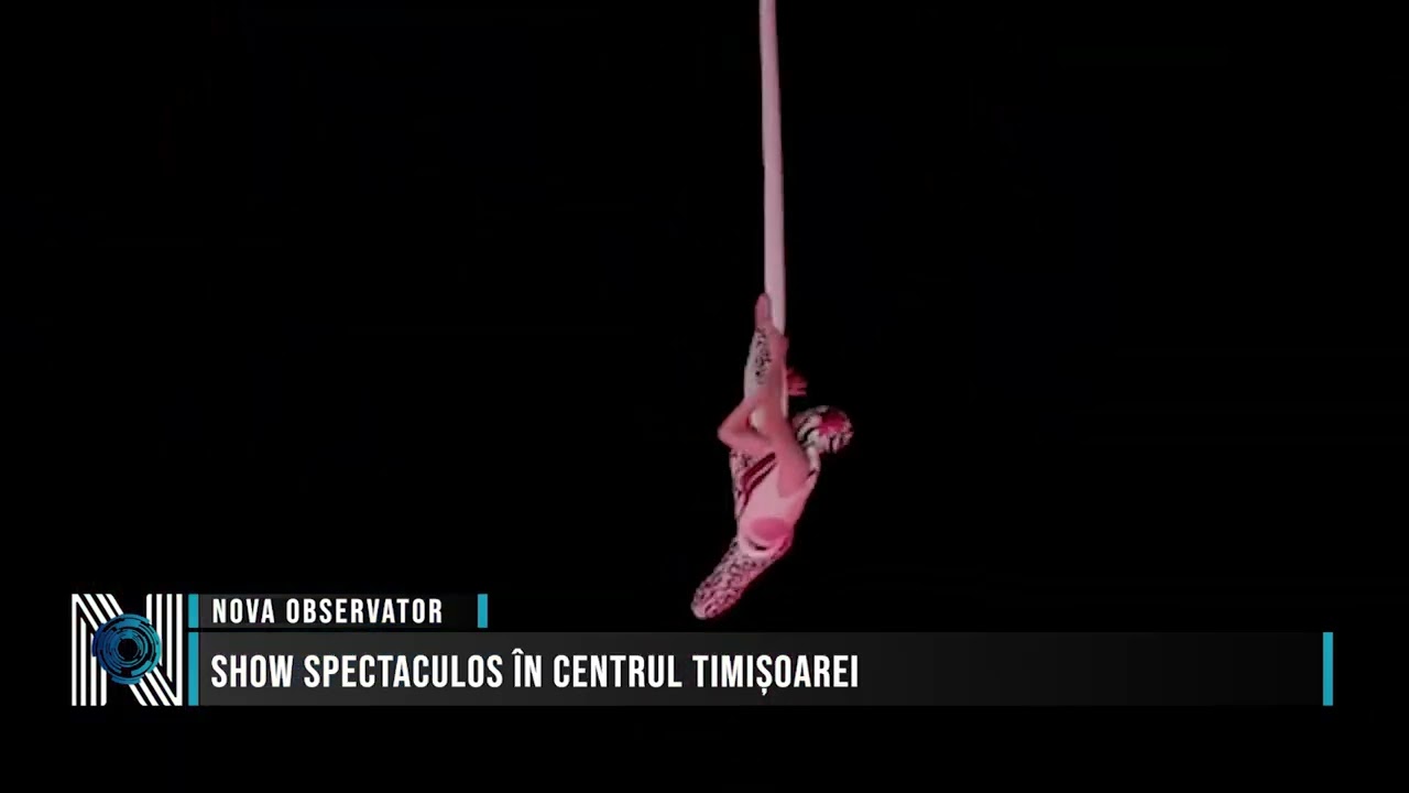 Show spectaculos în centrul Timișoarei