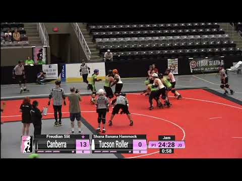 2018 WFTDA Continental Cup - NA West Game 11: Tucson Roller Derby vs Canberra Roller Derby League