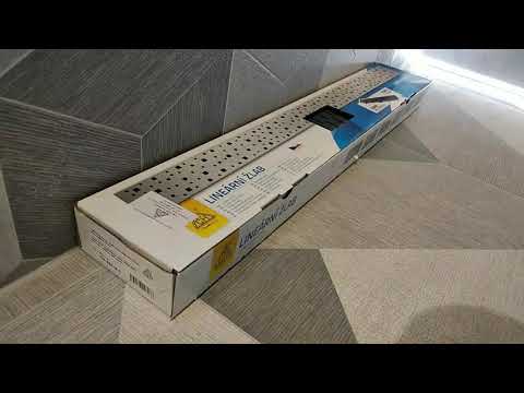 Черный трап для душа 75 см с решеткой Медиум MCH CH-750 MC - фото 1 - id-p1117583762