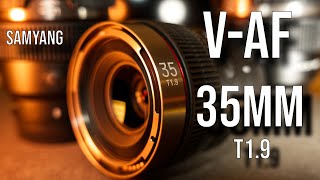 Video thumbnail for A look at the Samyang V-AF 35mm T1.9 by GMT Neil