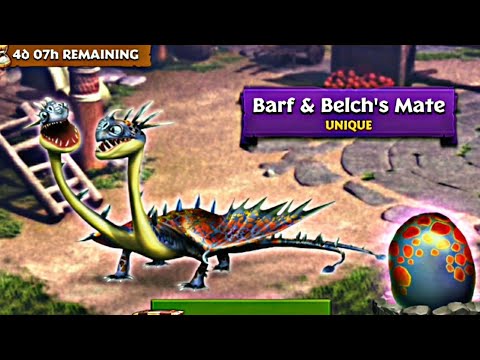 BARF & BELCH'S MATE | Titan Mode Max Level 175 | Unique Hideous Zippleback | Dragons: Rise of Berk