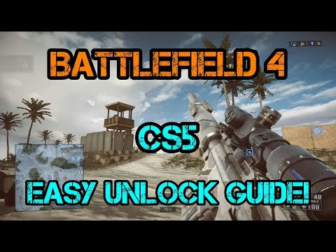 EASY CS5 UNLOCK GUIDE! - Battlefield 4 Dragons Teeth DLC Sniper